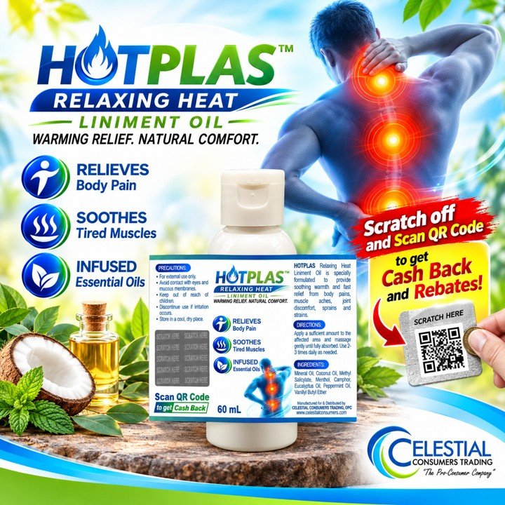 HOTPLAS RELAXING HEAT LINIMENT OIL